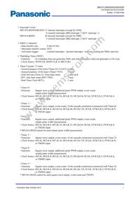 MN101LR05DXW Datasheet Page 3