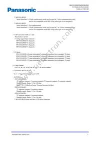 MN101LR05DXW Datasheet Page 5