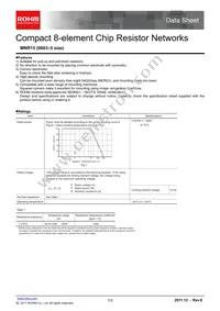 MNR15E0RPJ822 Datasheet Cover