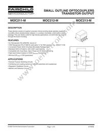 MOC213R1VM Datasheet Cover
