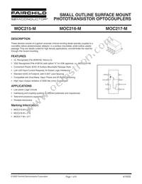 MOC217R2M_F132 Datasheet Cover