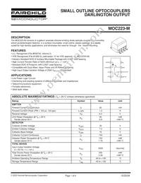 MOC223R1VM Datasheet Cover