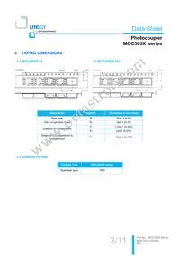 MOC3052M Datasheet Page 4