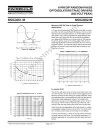 MOC3052TM Datasheet Page 5