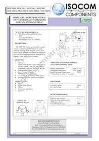 MOC3083X Datasheet Cover