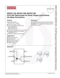 MOC8113M Datasheet Cover