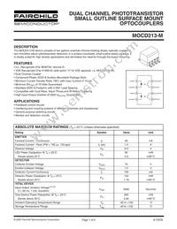 MOCD213R1VM Datasheet Cover