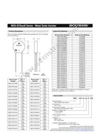 MOV-07D561KTR Datasheet Page 2