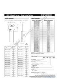 MOV-10D781KTR Datasheet Page 2