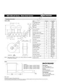 MOV-20D182KTR Datasheet Page 4