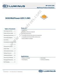 MP-3030-2200-40-90 Datasheet Cover