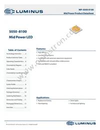 MP-5050-8100-65-90 Datasheet Cover