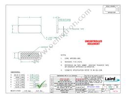 MP0350-000 Datasheet Cover