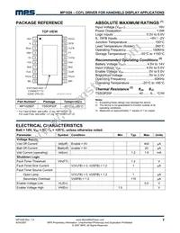 MP1026EF-LF Datasheet Page 2