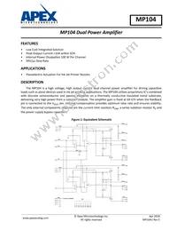 MP104KF Datasheet Cover
