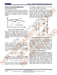 MP110GPR Datasheet Page 15