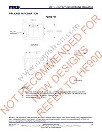 MP110GPR Datasheet Page 23