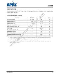 MP118FDA Datasheet Page 5