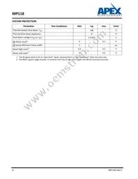 MP118FDA Datasheet Page 8