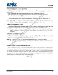 MP118FDA Datasheet Page 15