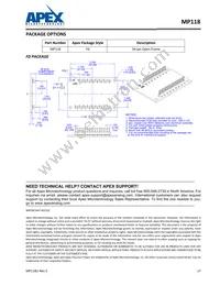 MP118FDA Datasheet Page 17