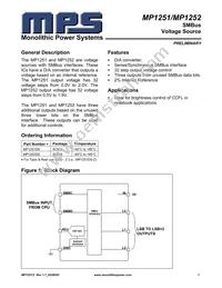 MP1252DS-LF Datasheet Cover