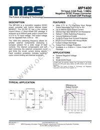 MP1400GC-P Datasheet Cover