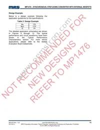 MP1470GJ-P Datasheet Page 13