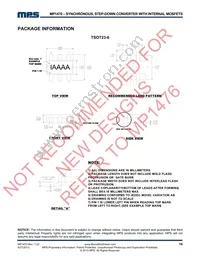 MP1470GJ-P Datasheet Page 16