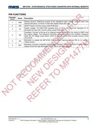 MP1470HGJ-P Datasheet Page 5