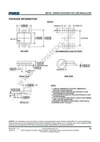 MP155GS Datasheet Page 20