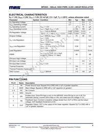 MP2005DD-LF-P Datasheet Page 4