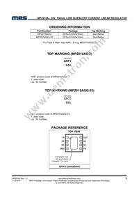 MP2015AGQ-P Datasheet Page 2