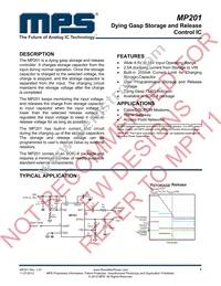 MP201DS-LF Datasheet Cover