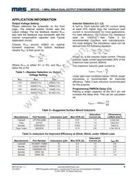 MP2102DK-LF Datasheet Page 9