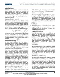 MP2162BGQH-P Datasheet Page 9