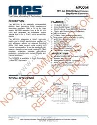 MP2208DL-LF-P Datasheet Cover