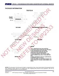 MP2235GJ-P Datasheet Page 21