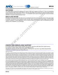 MP230FC Datasheet Page 7