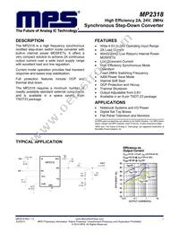 MP2318GJ-P Datasheet Cover