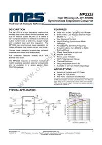 MP2325GJ-Z Datasheet Cover