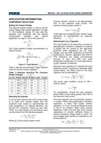 MP2325GJ-Z Datasheet Page 11