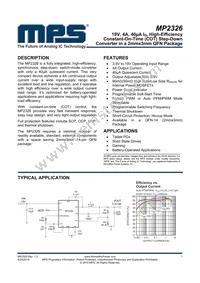 MP2326GD-P Datasheet Cover