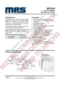 MP2354DS-LF Datasheet Cover