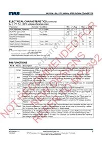 MP2354DS-LF Datasheet Page 3