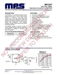 MP2357DJ-LF-P Datasheet Cover