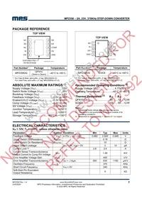 MP2358DS-LF Datasheet Page 2
