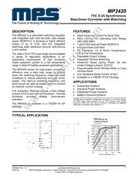 MP2420GF Datasheet Cover