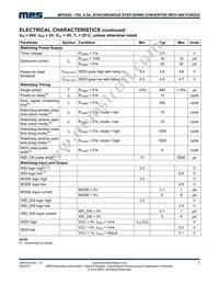 MP2420GF Datasheet Page 5