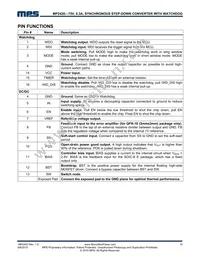 MP2420GF Datasheet Page 10